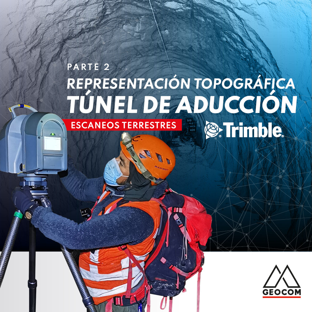 Representación topográfica túnel de aducción | Parte 2