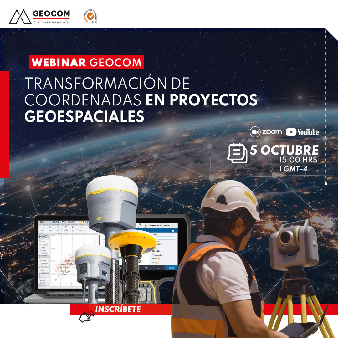 Webinar | Transformación de coordenadas en proyectos geoespaciales