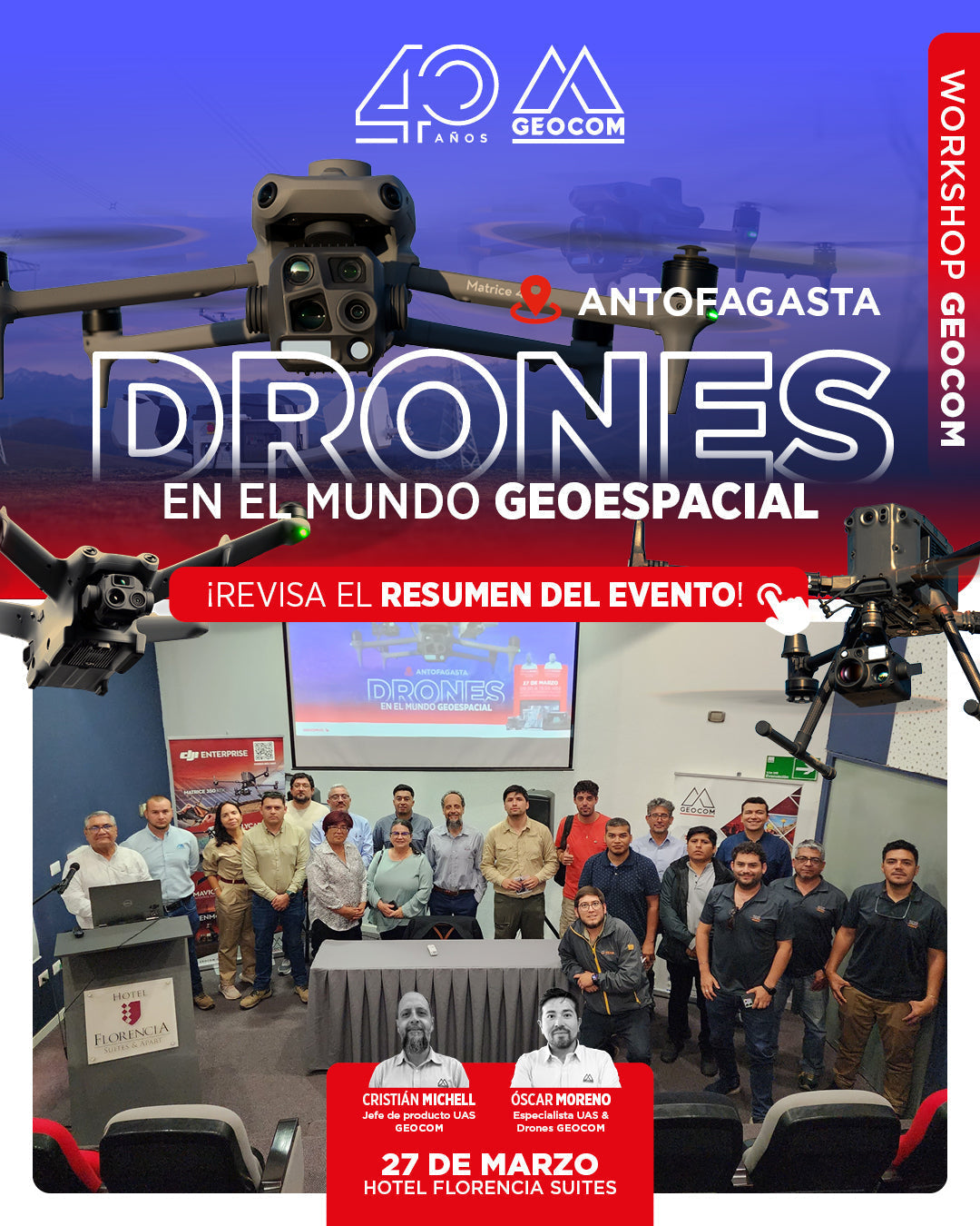 ¡Gracias Antofagasta! Drones en el Mundo Geoespacial