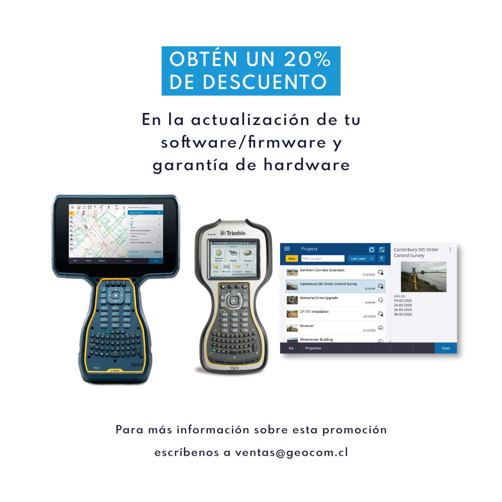 promoción renovación licencias Trimble
