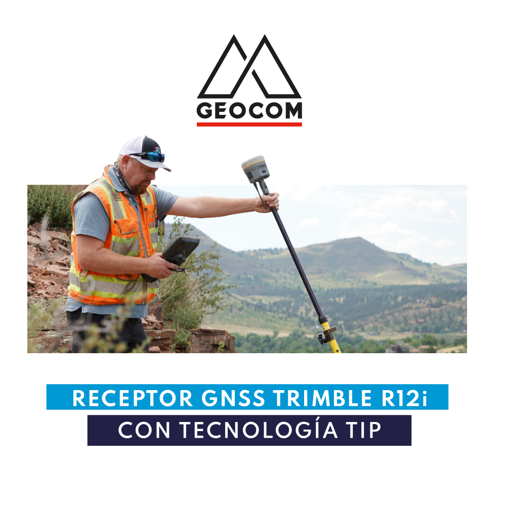 Receptor GNSS Trimble R12i con tecnología TIP