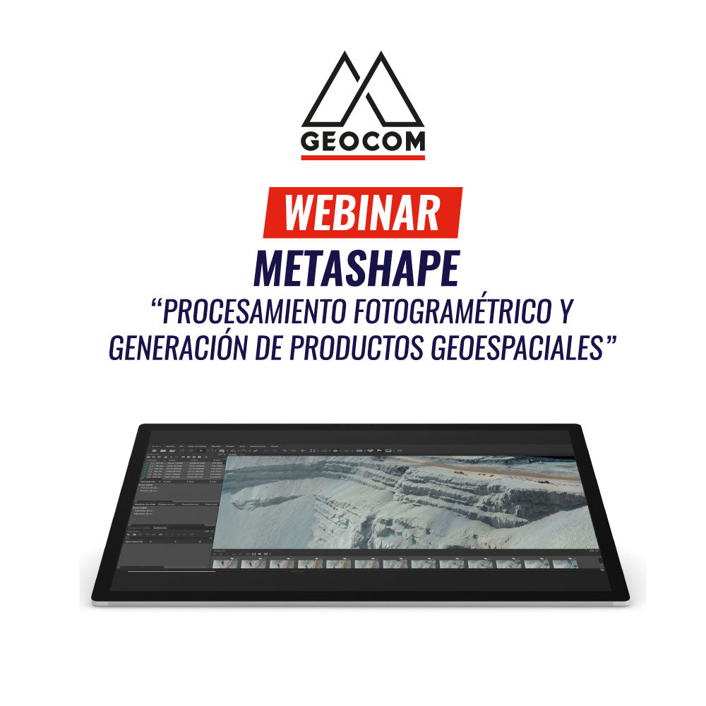 Webinar | Metashape, Procesamiento fotogramétrico y generación de productos geoespaciales