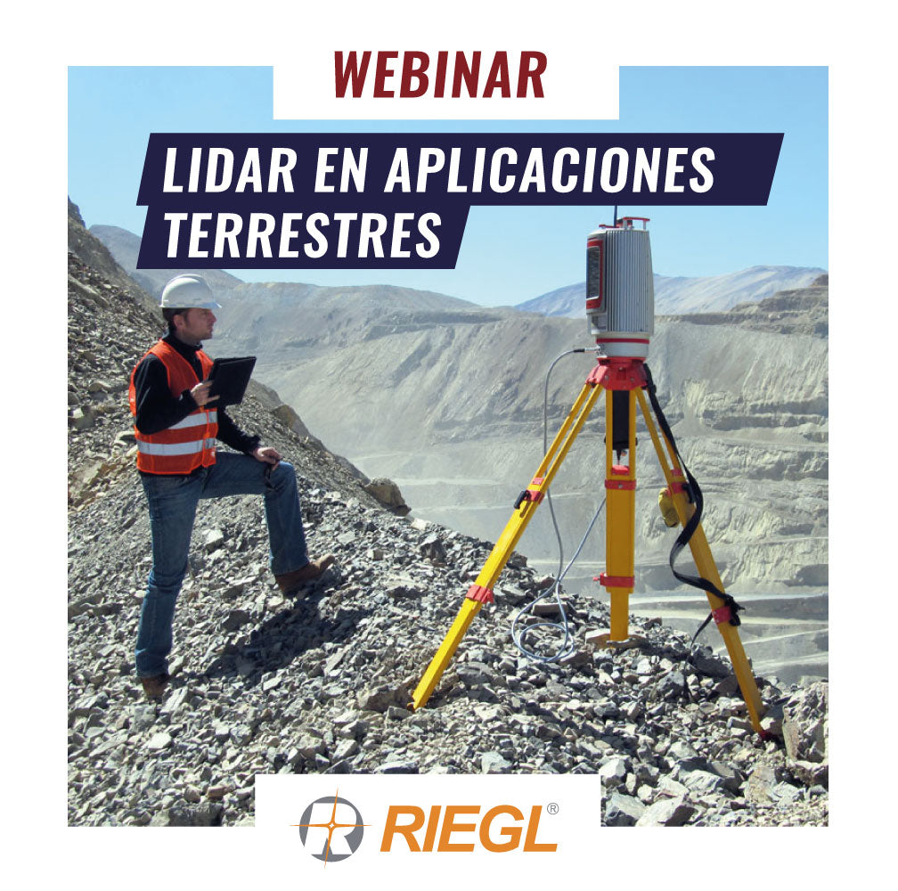 Webinar RIEGL | LiDAR en Aplicaciones Terrestres