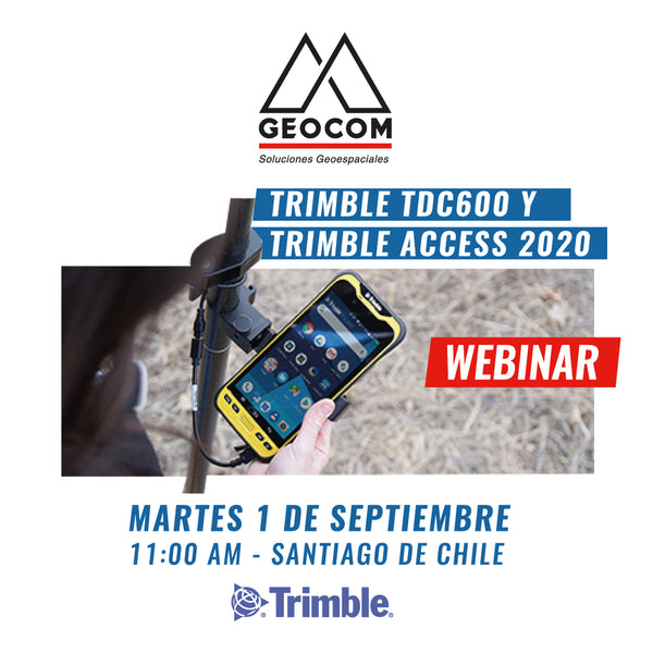 Webinar | Trimble TDC600 y Trimble Access 2020 - Geocom