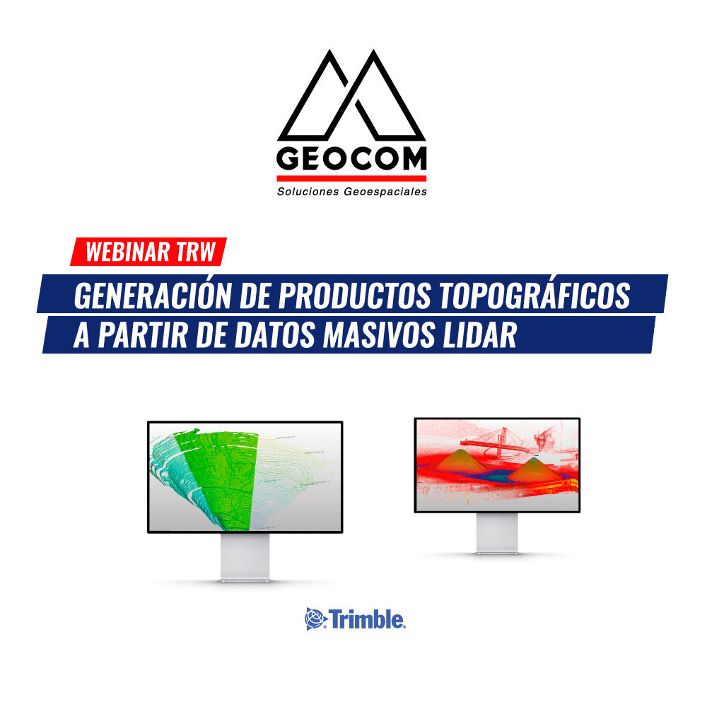 Webinar TRW | Generación de productos topográficos a partir de datos masivos LiDAR