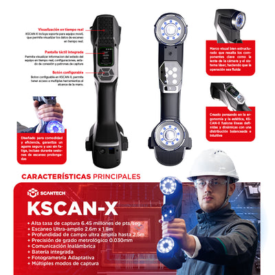 Escáner 3D Scantech KSCAN-X