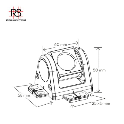 RSMP380 | Mini Prisms with tilt function