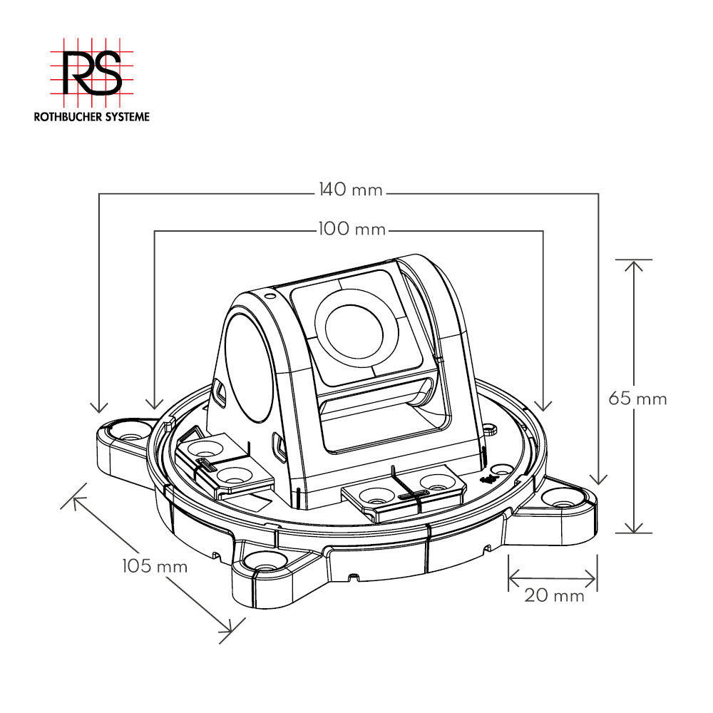 RSMP390M | Mini Prisms with tilt and swivel function