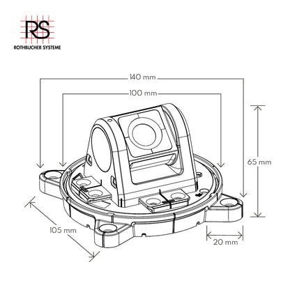 RSMP390M | Mini Prisms with tilt and swivel function