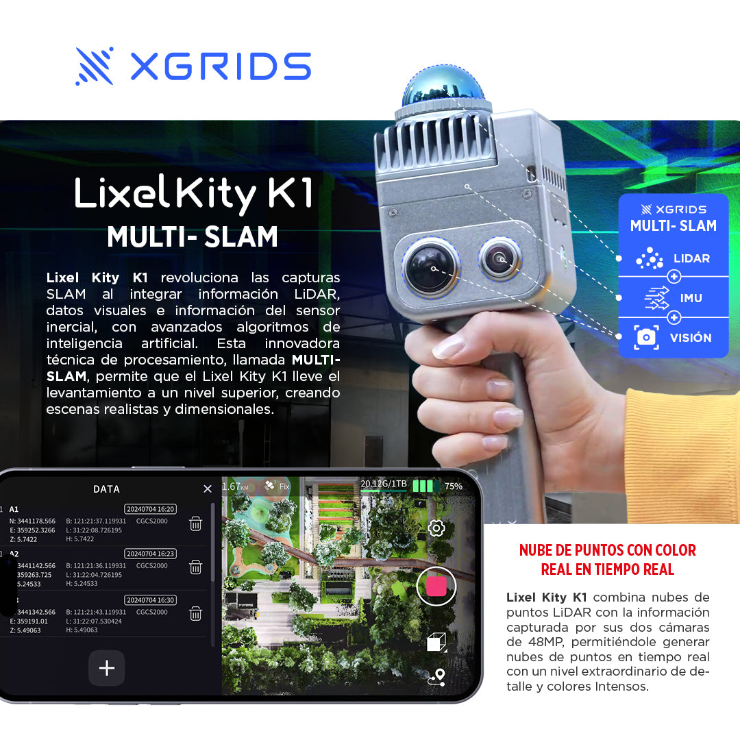 Xgrids XGRIDS Lixel Kity K1 Multi-SLAM - Geocom