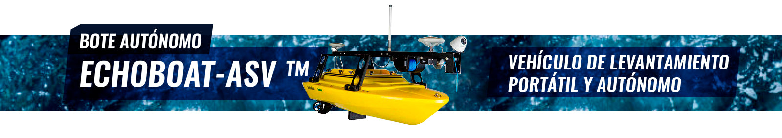 GEOCOM | Bote autónomo Echoboat-ASV tm | Seafloor