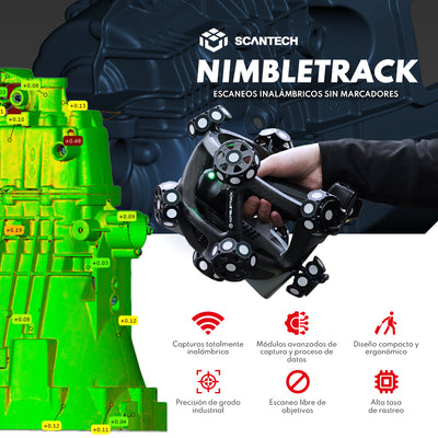 Escáner 3D Scantech NimbleTrack