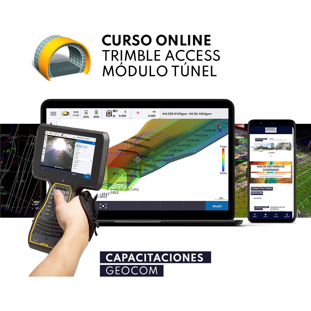 Curso Online | Trimble Access - Módulo Túnel