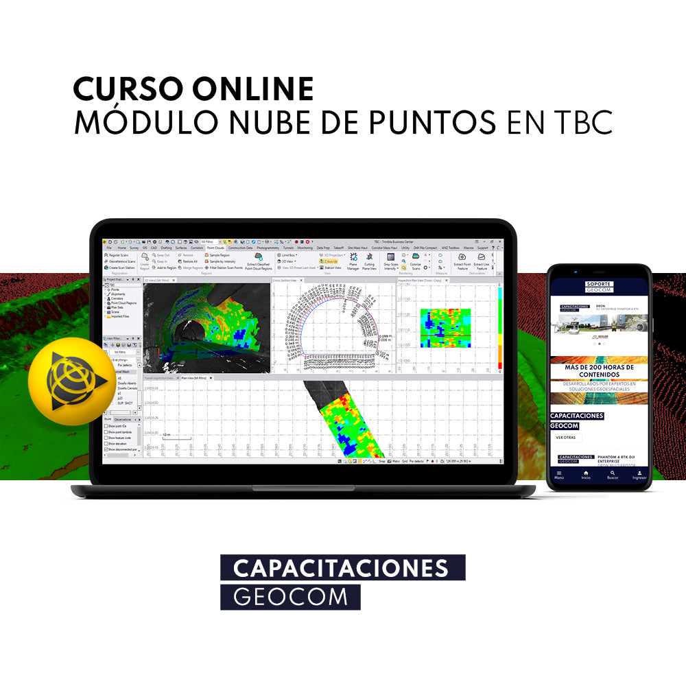 CURSO ONLINE | TRIMBLE BUSINESS CENTER - MÓDULO NUBE DE PUNTOS