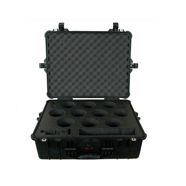 Pelican case for spheres