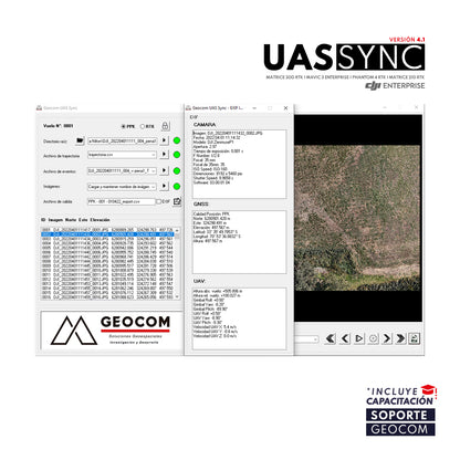 GEOCOM UAS SYNC Software