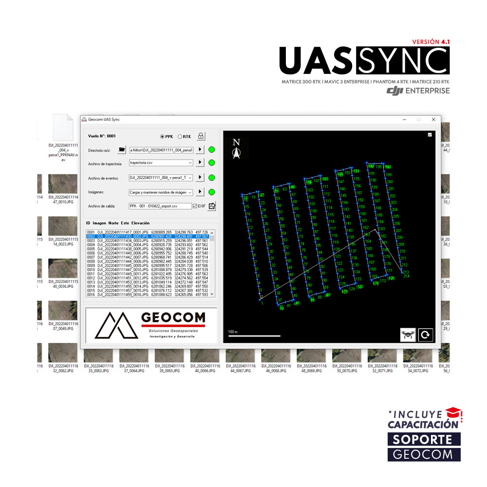 GEOCOM UAS SYNC Software