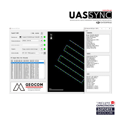 GEOCOM UAS SYNC Software