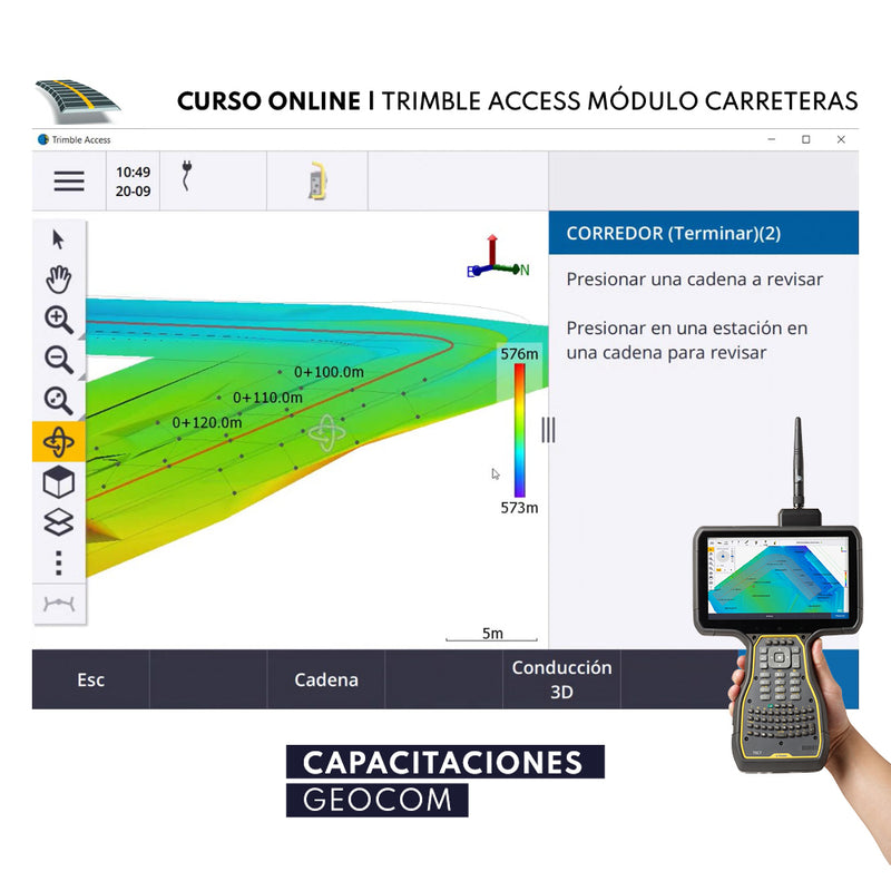 Curso Online | Trimble Access - Módulo Carreteras