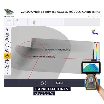 Curso Online | Trimble Access - Módulo Carreteras