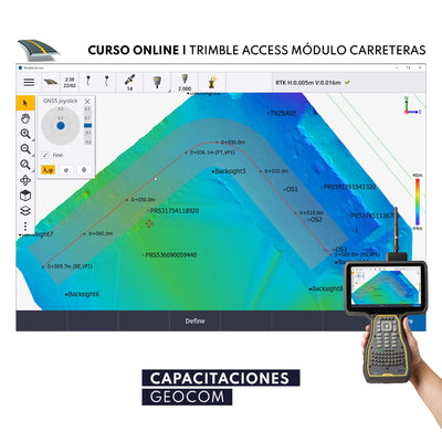 Curso Online | Trimble Access - Módulo Carreteras