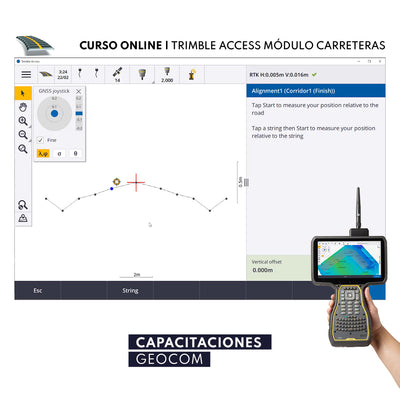 Curso Online | Trimble Access - Módulo Carreteras