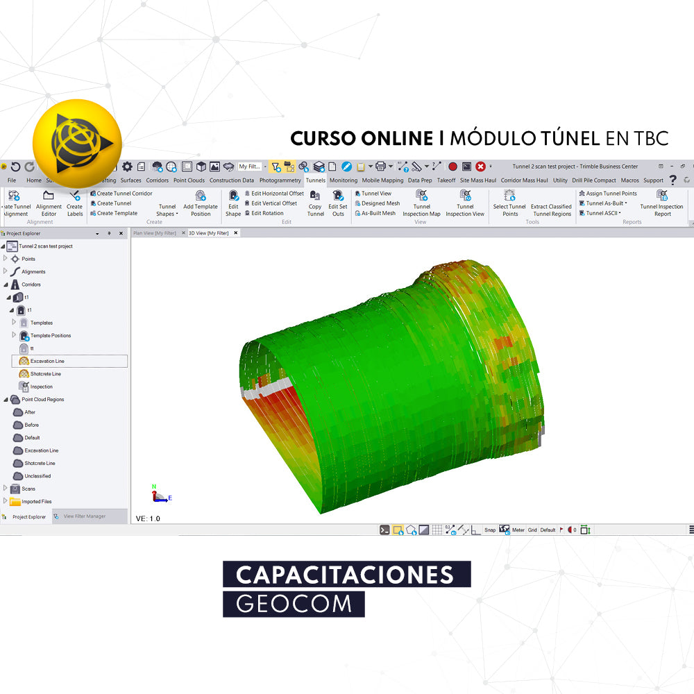 ONLINE COURSE | TRIMBLE BUSINESS CENTER - TUNNEL MODULE